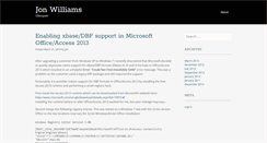 Desktop Screenshot of jonwilliams.org